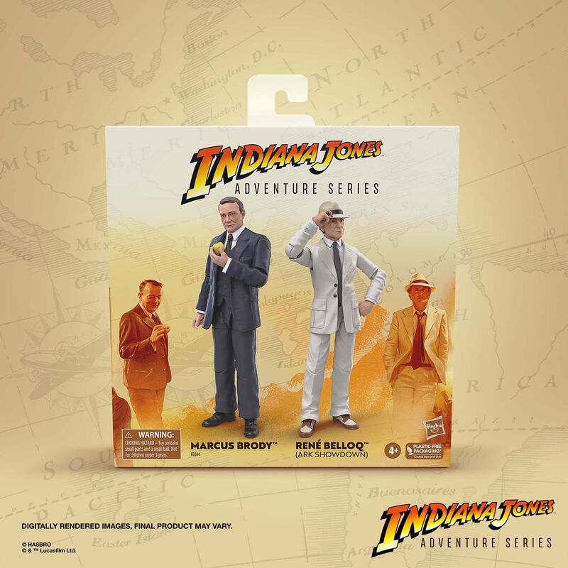Set De Figuras De Acci&oacute;n Hasbro Indiana Jones A... image number null