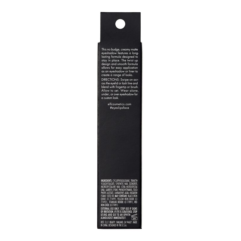 L&aacute;mpara Cream Eyeshadow Stick E.l.f. No Budge M... image number null
