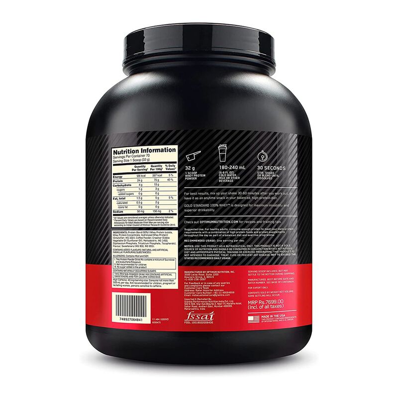 Proteina 100% Whey Gold Optimum Nutrition Coffe... image number null