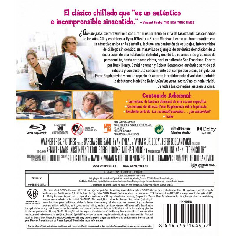&iquest;Qu&eacute; me pasa, doctor? [Blu-ray] (1972) image number null