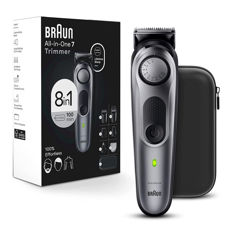 Kit Trimmer Braun Estilo Todo En Uno Serie 7 74... image number null