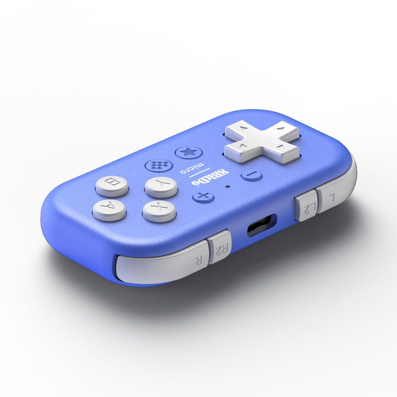 Gamepad 8Bitdo Micro Bluetooth Azul para Switch image number null
