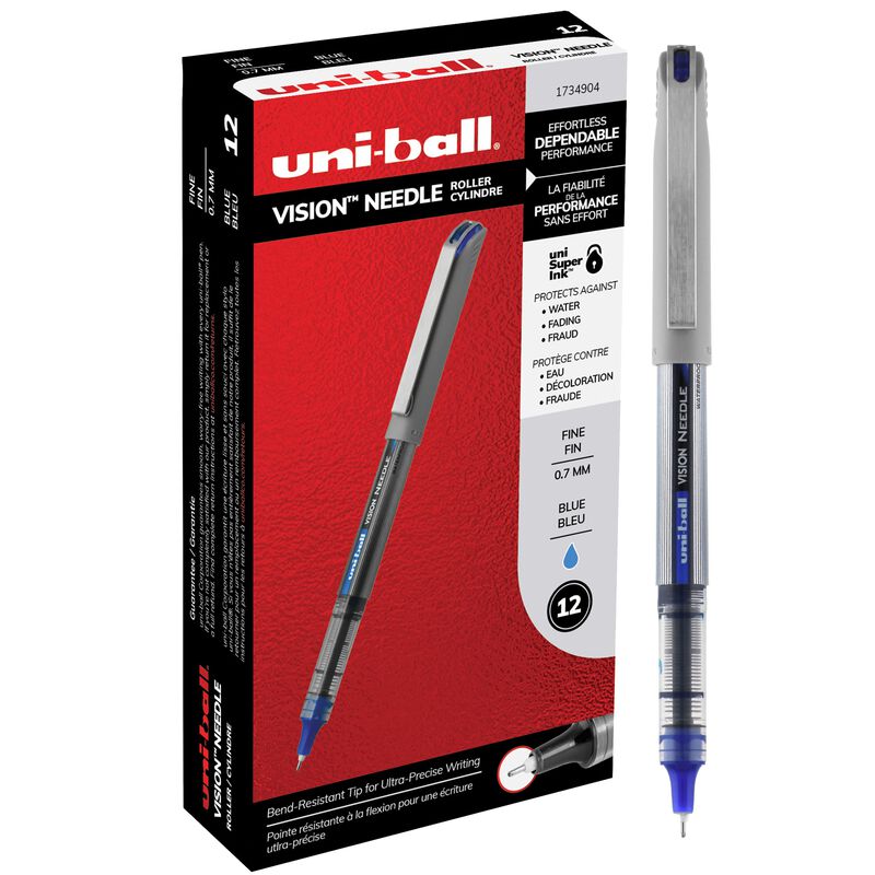 Bol&iacute;grafos Rollerball Con Aguja Uni-ball Vision... image number null