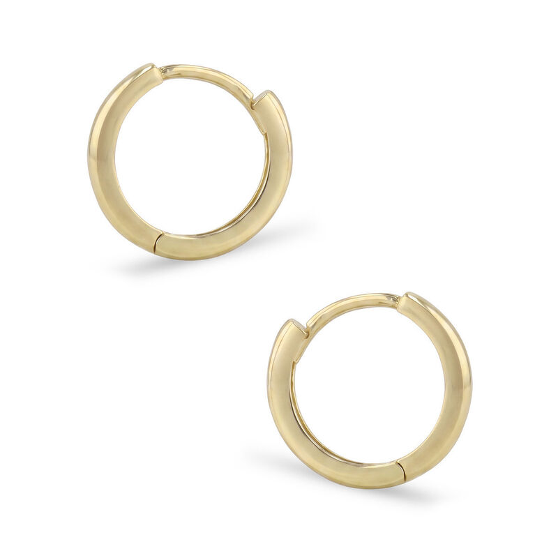 Arracadas Oro Rosa 10k 10 Mm Estilo Delicado | ... image number null