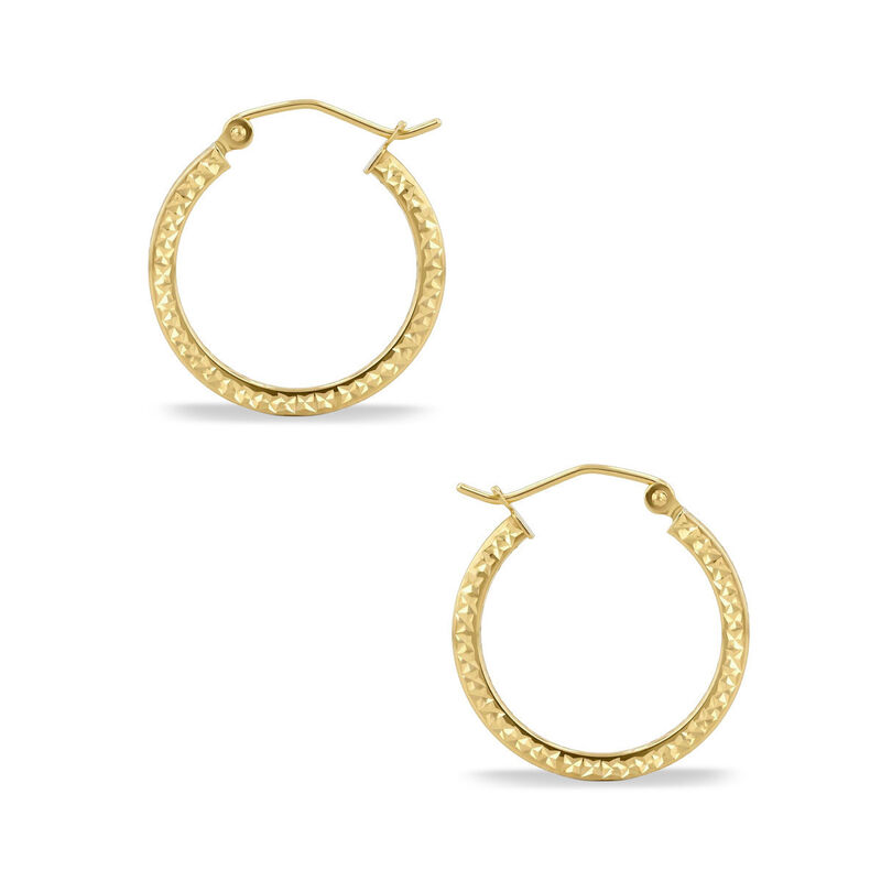 Arracadas De Oro Amarillo 14k (20 Mm Aprox) image number null