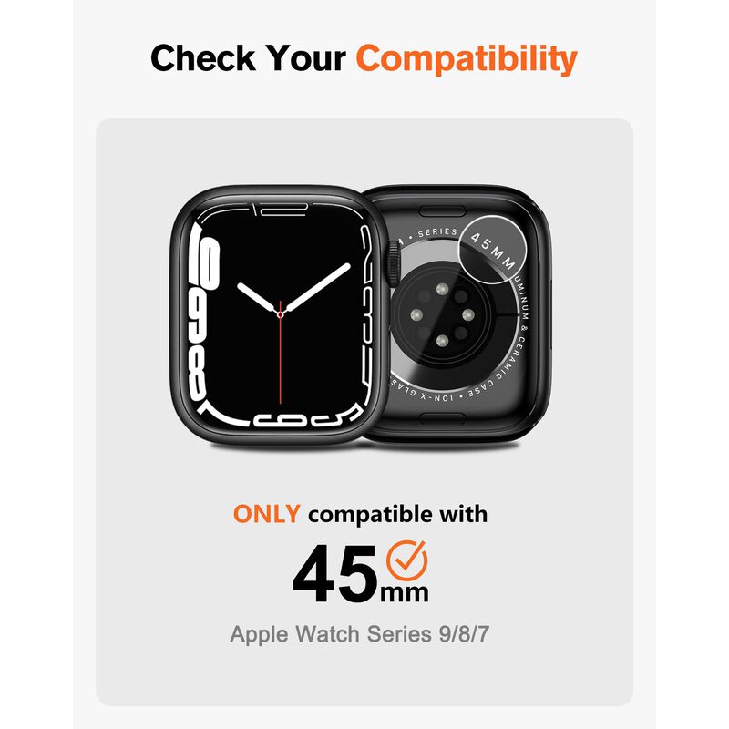 Funda Metal Amband 3 en 1 45mm para Apple Watch image number null