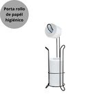 Porta Rollo de Ba&ntilde;o Negro