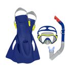 Conjunto de Esnórquel con Aletas Bestway Crusader Niños 7+