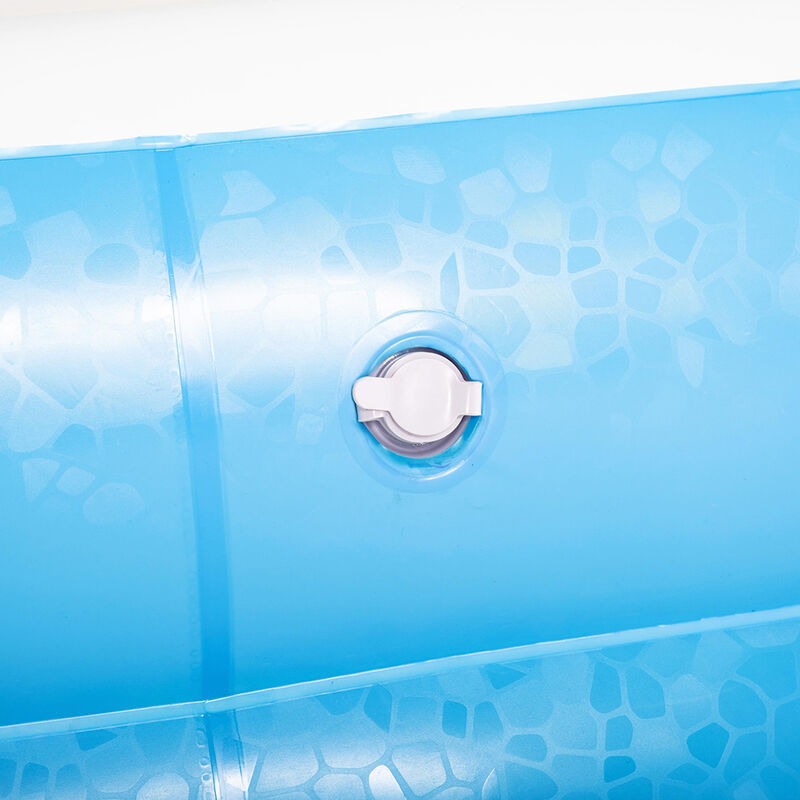 Alberca Inflable Rectangular Infantil Con 2 Aro... image number null