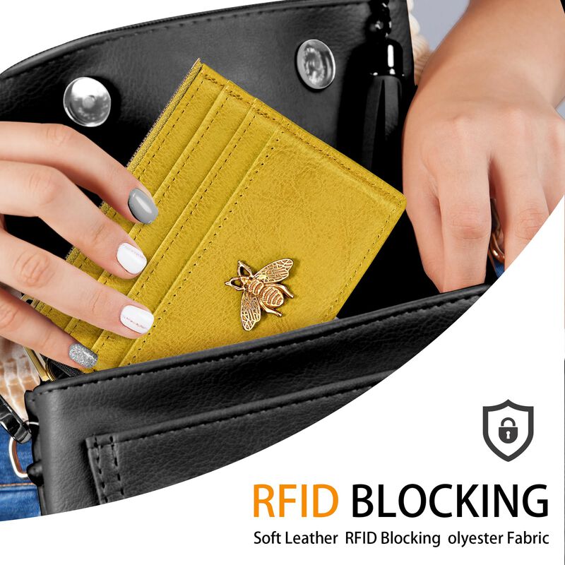 Cartera Seavilia Con Bloqueo Rfid Y Llavero 11 ... image number null