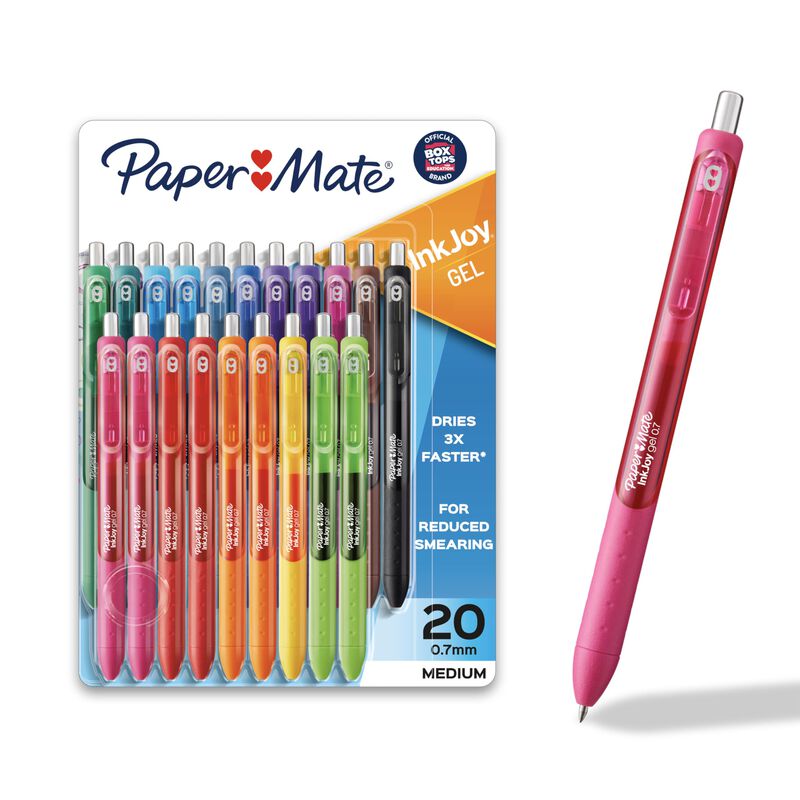 Bol&iacute;grafos De Gel Paper Mate Inkjoy, 0,7 Mm, Pu... image number null