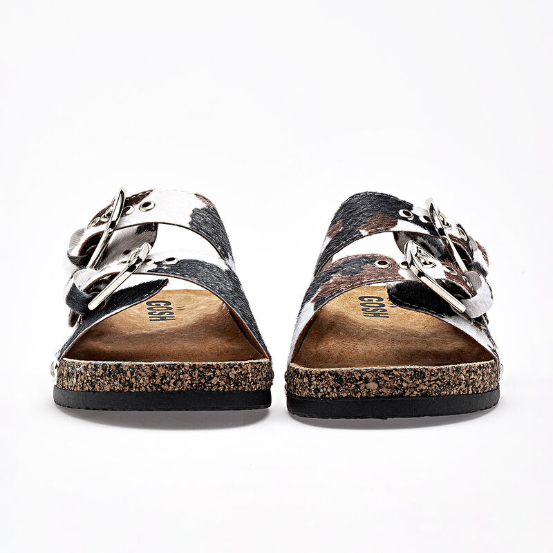 G&ouml;sh sandalia piso para mujer blanco negro caf&eacute;... image number null