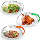 Tapa para microondas Aukuel 27cm Pack de 3, Libre de BPA