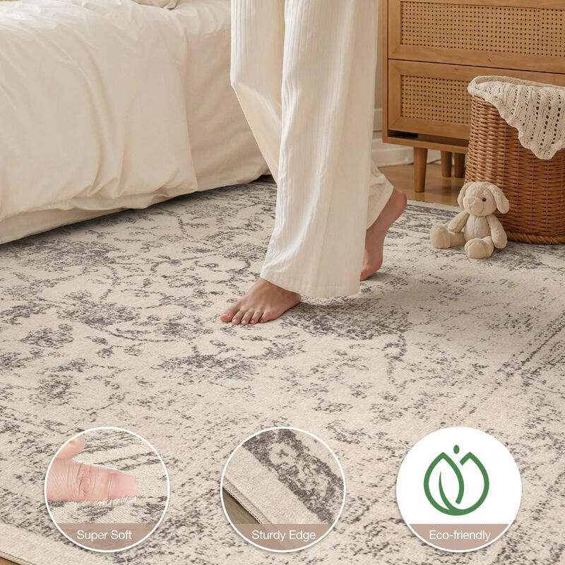 Alfombra De &Aacute;rea Cotiled 183 cm X 274 cm Floral... image number null