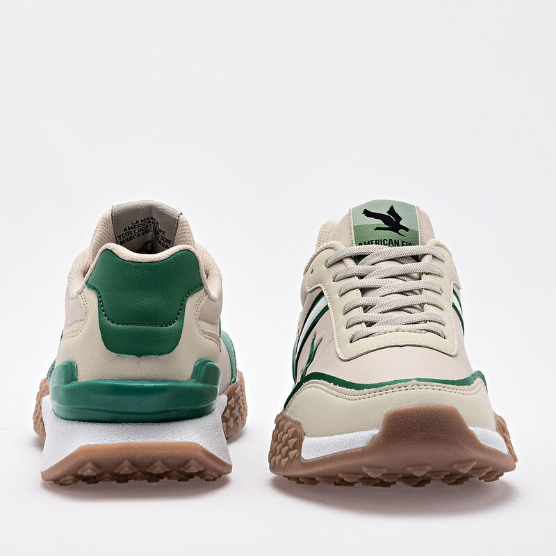 American Fire Tenis Para Mujer Beige Verde Cod ... image number null