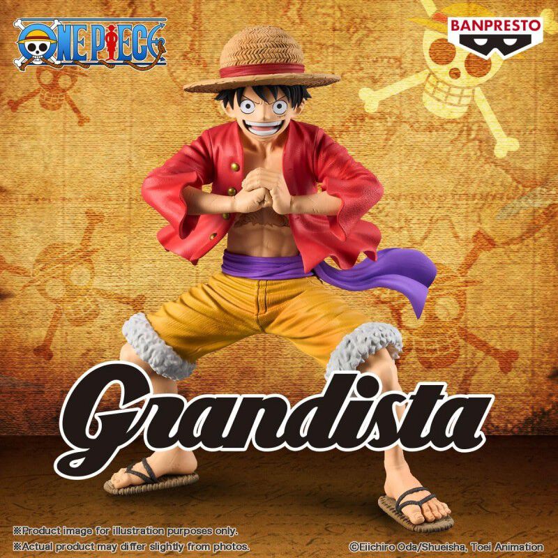 Figura Monkey D. Luffy Grandista One Piece 21 c... image number null