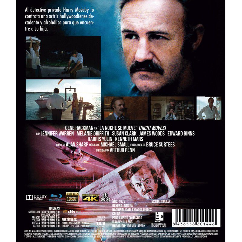 La Noche Se Mueve [blu-ray] (1975) Night Moves image number null