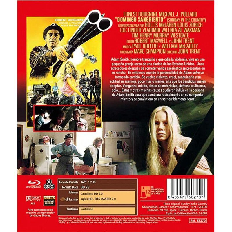 Domingo Sangriento [blu-ray] (1974) Vengeance I... image number null