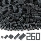 Set De Bloques De Construcci&oacute;n Feleph 260 Piezas Gris Azulado Oscuro