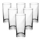 Set De 6 Vasos Altos De Cristal Transparente - 295 Ml