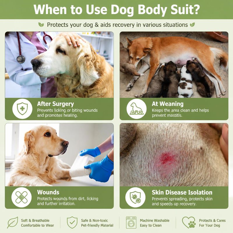 Traje De Recuperaci&oacute;n Para Perro Quearn - Pack ... image number null