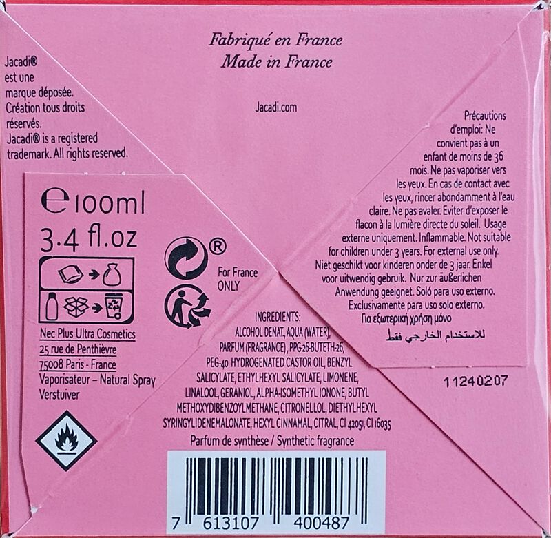 Perfume Jacadi Petite Cerise Eau De Toilette 10... image number null