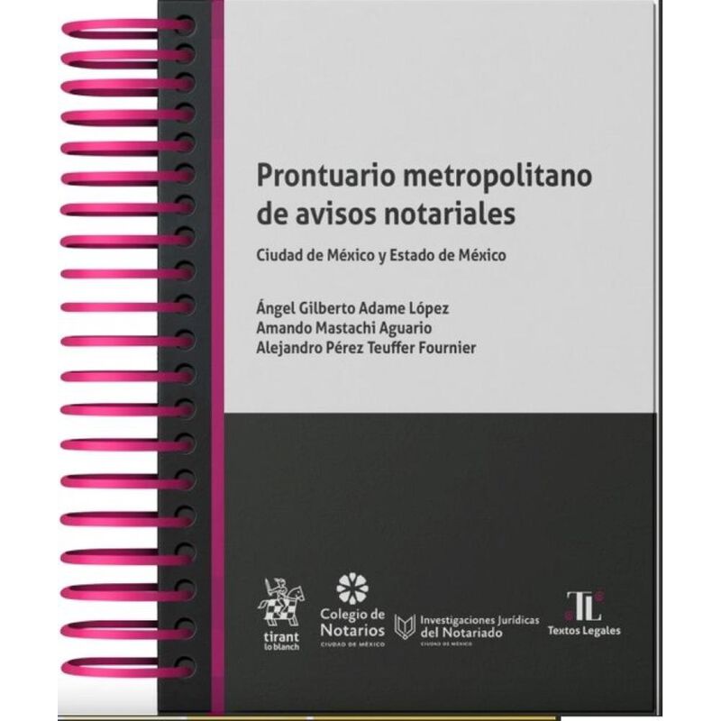 Prontuario metropolitano de avisos notariales image number null