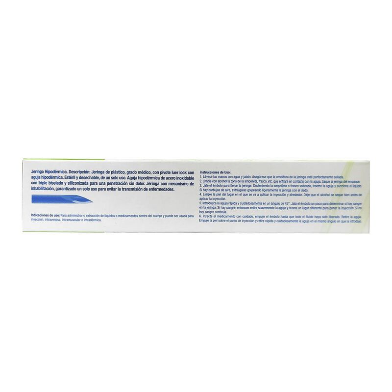 Jeringa Hipodermica Con Aguja  5ml 21g X 32mm C... image number null