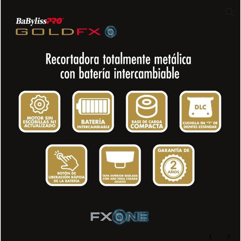 Combo Babyliss Clipper & Trimmer Gold Fxholpk2o... image number null