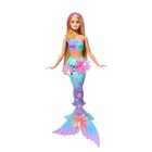 Mu&ntilde;eca De Juguete Barbie Con Forma De Sirena M&aacute;gica Con Flores Florecientes