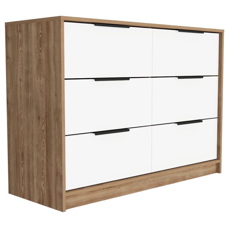 C&oacute;moda Organizador Wesley Miel y Blanco Virtual... image number null