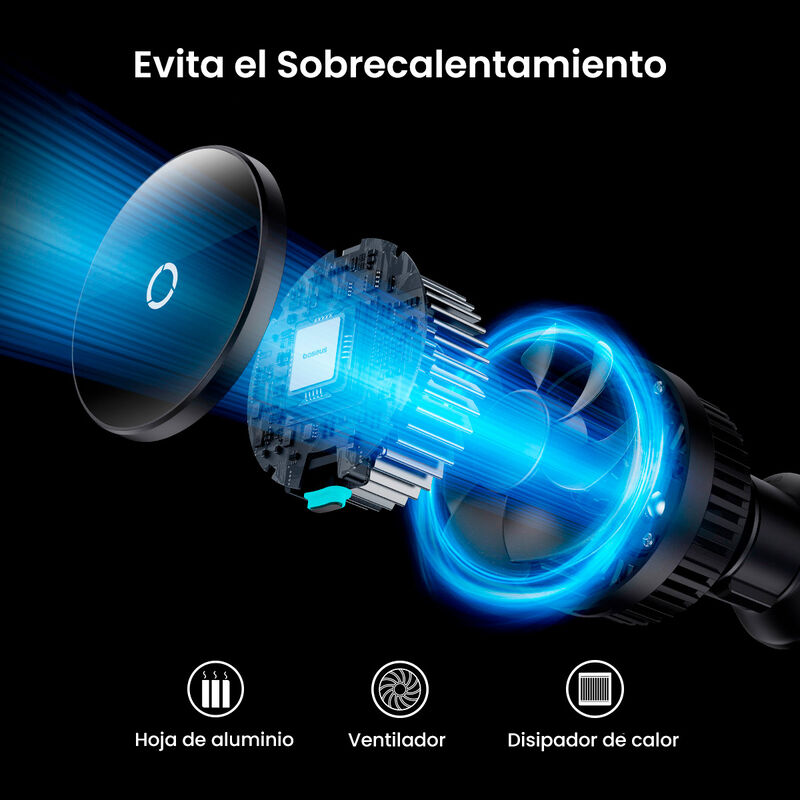 Cargador Inalámbrico Magnético de Coche 15W Bas... image number null