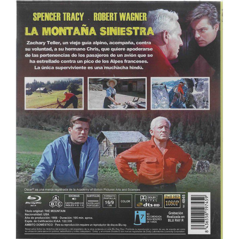La Monta&ntilde;a Siniestra [dvd] (1956) The Mountain image number null