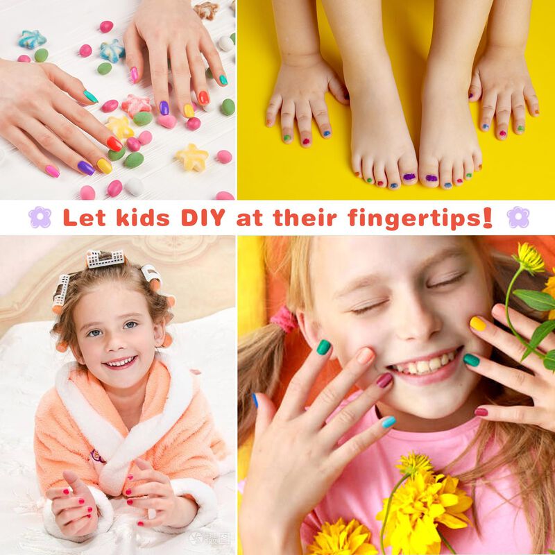 Set De Esmaltes De U&ntilde;as Etyjo Kids De 12 Colore... image number null