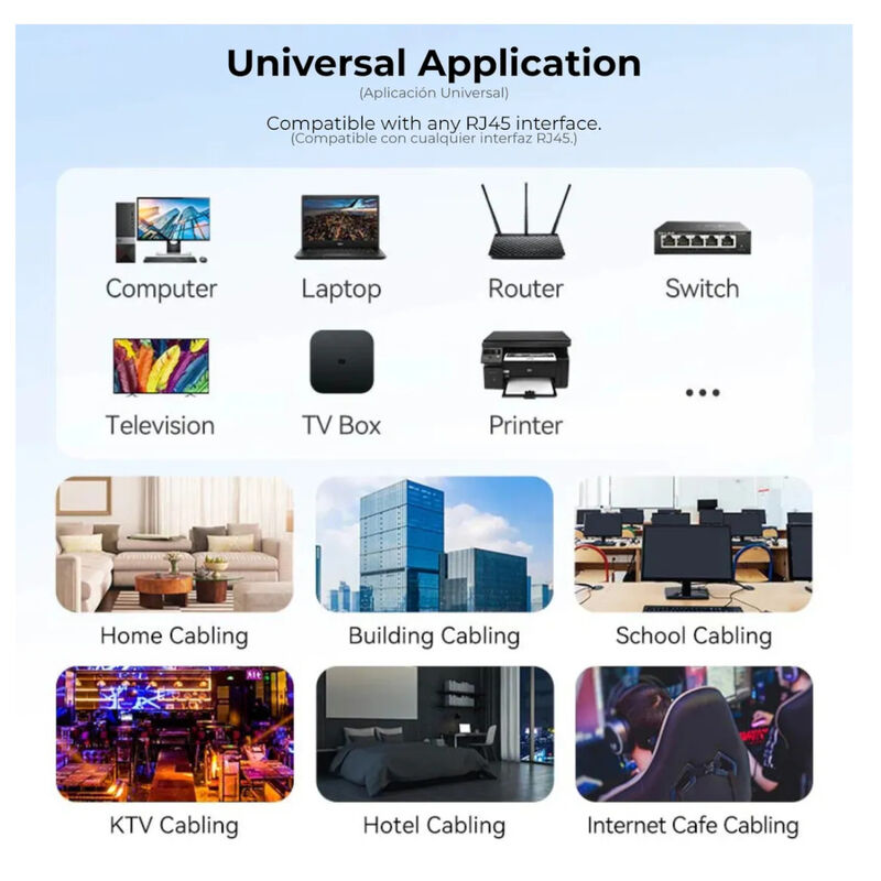Cable de Red VENTION Cat.6 de 2 Metros UTP 1000... image number null