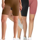Set De 3 Short Biker Mujer Shores Deportivos SH-041-PX3 Variedad De Colores Dama Chort Gym