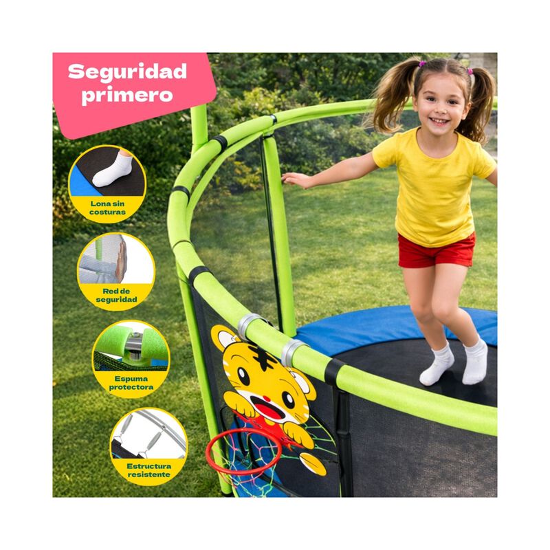 Trampolin Brincolin 142cm Infantil Multijuego B... image number null
