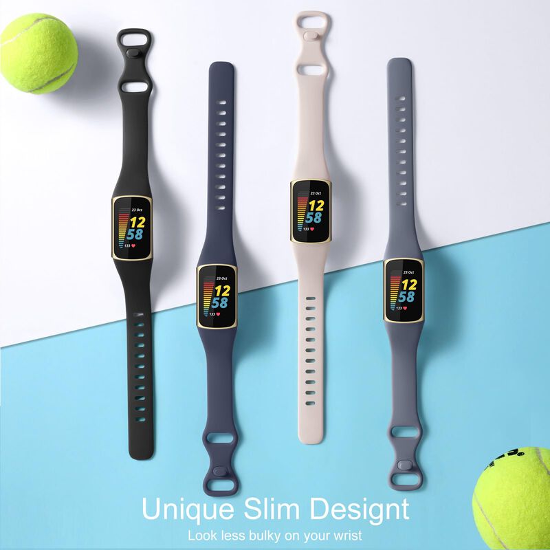 Banda Slim Para Fitbit Charge 5/6 Geak - Pack d... image number null