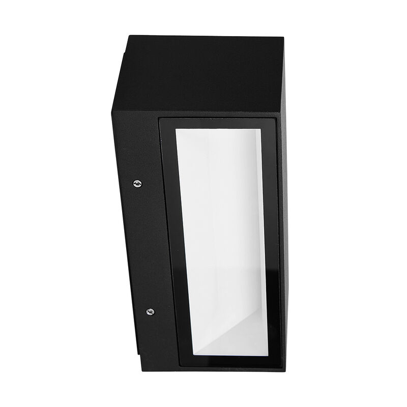 Lampara Muro Led Exterior Negro 20w Luz Blanca ... image number null