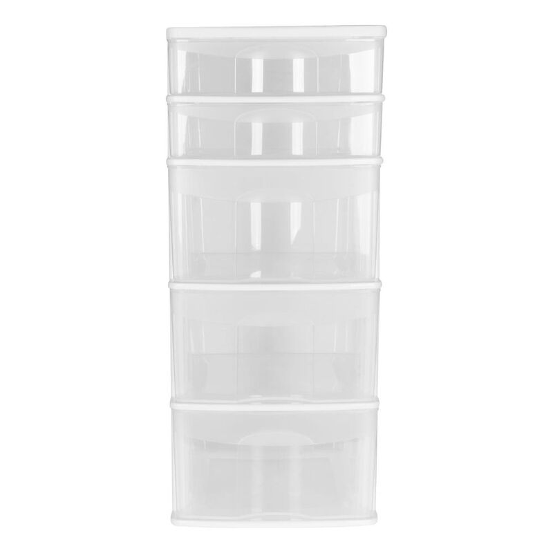 Caj&oacute;n Organizador Cajonera Ropa Papeles 5 Nivel... image number null