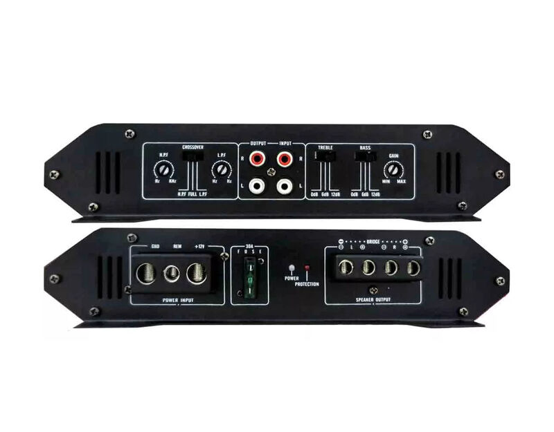 Amplificador para auto clase A/B 2 Canales 1500... image number null
