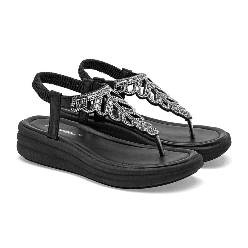 Moramora Sandalia Negro Para Mujer 147607ce image number null