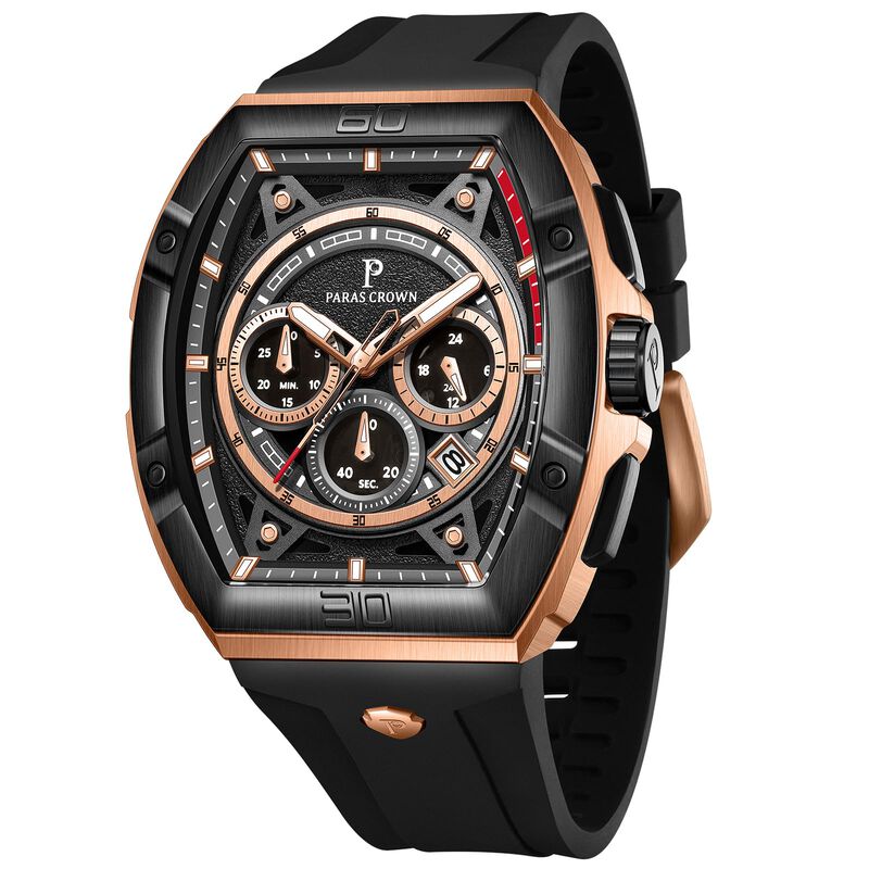 Reloj Pc Paras Crown Tonneau 5atm Resistente Al... image number null