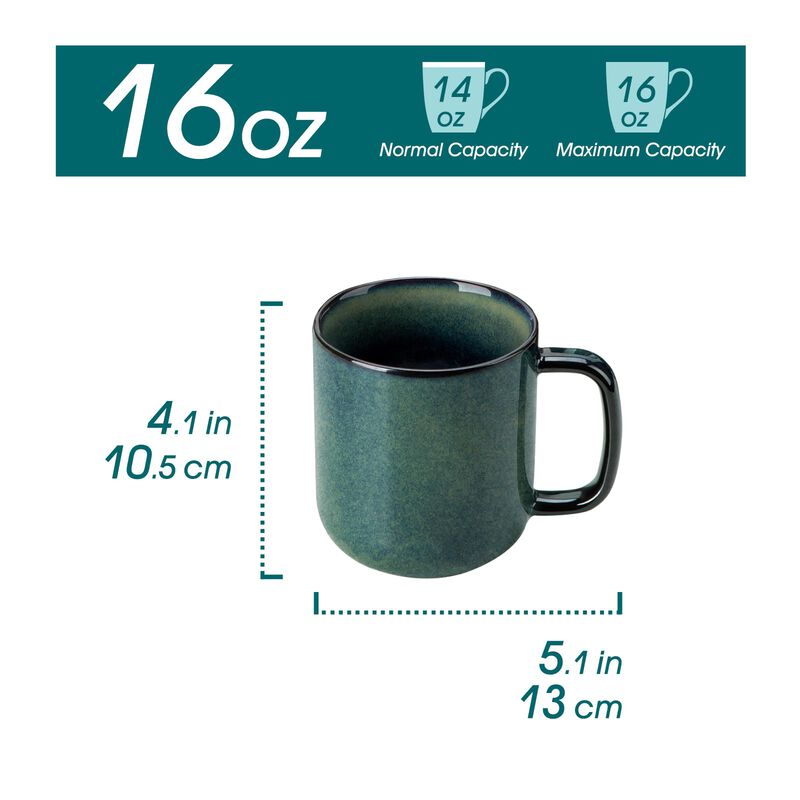 Tazas De Caf&eacute; Vancasso 454 ml, Juego De 6, Colo... image number null