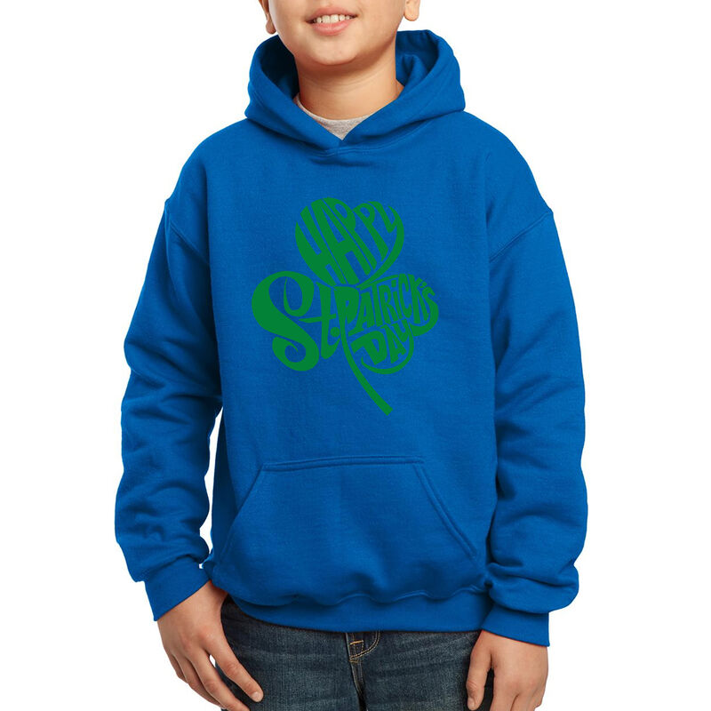 Sudadera Con Capucha Word Art Para Ni&ntilde;o - Tr&eacute;bo... image number null