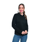 Playera Tipo polo Manga Larga Dama