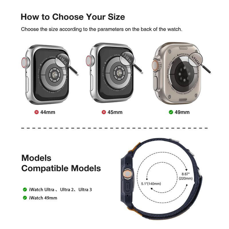Correa Sunfwr para Apple Watch 49mm con Funda R... image number null