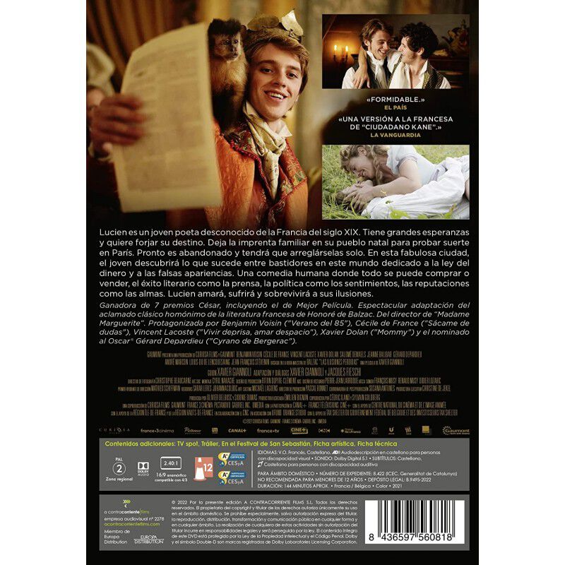 Las ilusiones perdidas [DVD] image number null