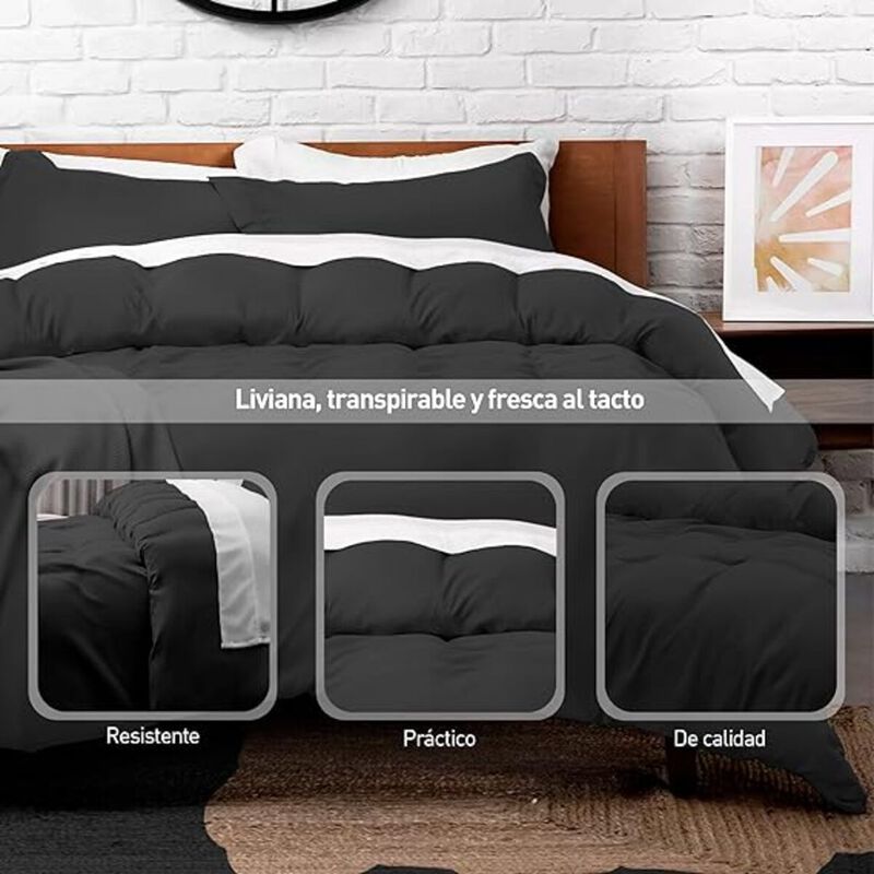 Juego de Funda Duvet para Edredon Matrimonial N... image number null