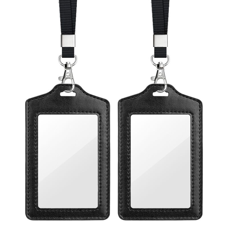 Porta Credenciales Teskyer Pack De 2 En Negro D... image number null